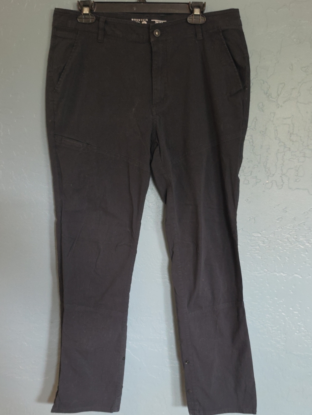 Mountain Hardwear Hiking AP  Men's Black Straight Chinos 34 30